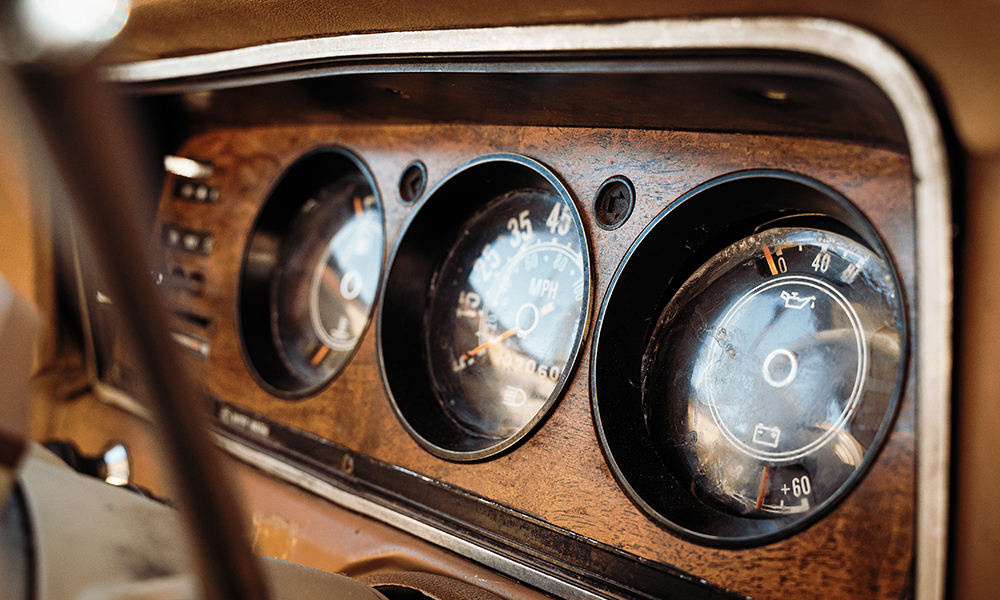 Redwood's instrument pannel.