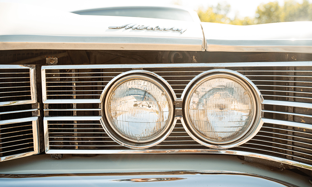 Front end of the 1969 Mercury Montego.