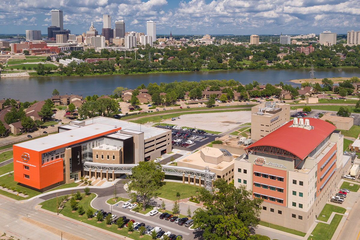 Center for Health Sciences building in Tulsa